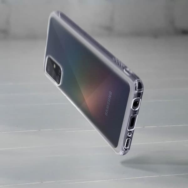 Coque - Samsung - Galaxy A71 - Hård skydd - Ultraf thin - Transparent vit