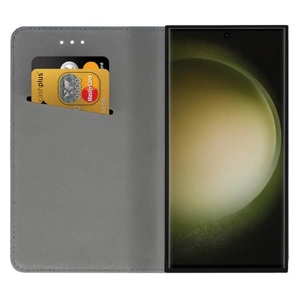Telone Smart Book Magnet Samsung Galaxy S23 Ultra - Svart