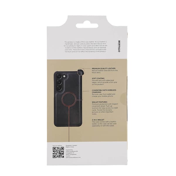 Buffalo Samsung Galaxy S23 Fodral 2in1 Magnet / Skal Svart