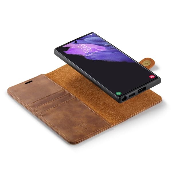 DG.MING Galaxy S23 Ultra 2in1 Magnet Fodral / Skal Brun