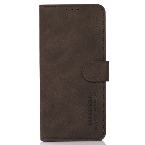 KHAZNEH Samsung Galaxy S23 Ultra Fodral Läder Brun
