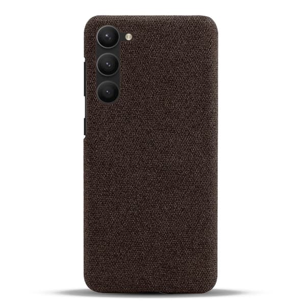 KSQ Samsung Galaxy S23 Skal Tygbelagt Brun
