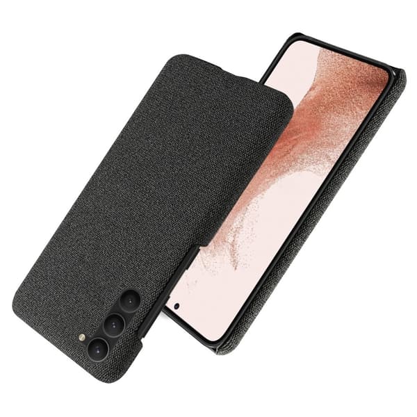 KSQ Samsung Galaxy S23 Skal Tygbelagt Svart