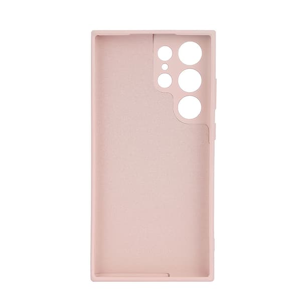 ONSALA Samsung Galaxy S23 Ultra Mobilskal Silikon Chalk Pink