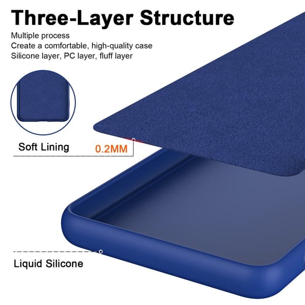 Samsung Galaxy S23 Skal Gummerat TPU Svart