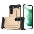 Miniatyrbild 1 av 6: Samsung Galaxy S23 Plus Skal Shockproof Hybrid Armor Guld
