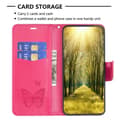 Miniatyrbild 3 av 6: Samsung Galaxy S23 Ultra Fodral Tryckta Fjärilar Rosa
