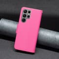 Miniatyrbild 5 av 6: Samsung Galaxy S23 Ultra Fodral Litchi Shark Rosa