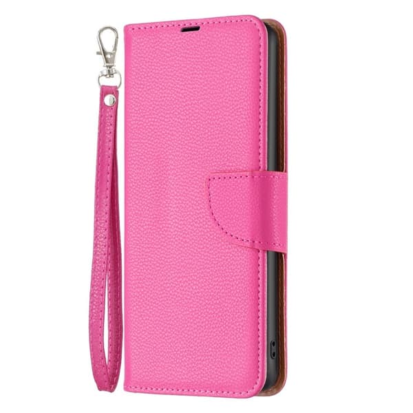 Samsung Galaxy S23 Ultra Fodral Litchi Shark Rosa
