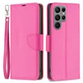 Miniatyrbild 1 av 6: Samsung Galaxy S23 Ultra Fodral Litchi Shark Rosa
