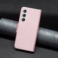 Miniatyrbild 5 av 6: Samsung Galaxy S23 Fodral Litchi Shark Roséguld