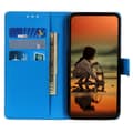 Miniatyrbild 3 av 6: Samsung Galaxy S23 Plus Fodral Litchi Läder Blå