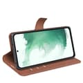 Miniatyrbild 3 av 6: Samsung Galaxy S23 Plus Fodral Solid Läder Brun