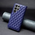 Miniatyrbild 5 av 6: Samsung Galaxy S23 Ultra Fodral Diamond Textur Blå