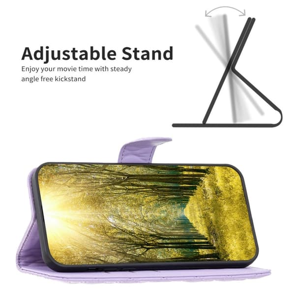 Samsung Galaxy S23 Ultra Fodral Diamond Textur Lila