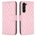 Miniatyrbild 1 av 6: Samsung Galaxy S23 Plus Fodral Diamond Textur Rosa
