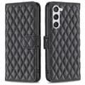 Miniatyrbild 1 av 6: Samsung Galaxy S23 Fodral Diamond Textur Svart