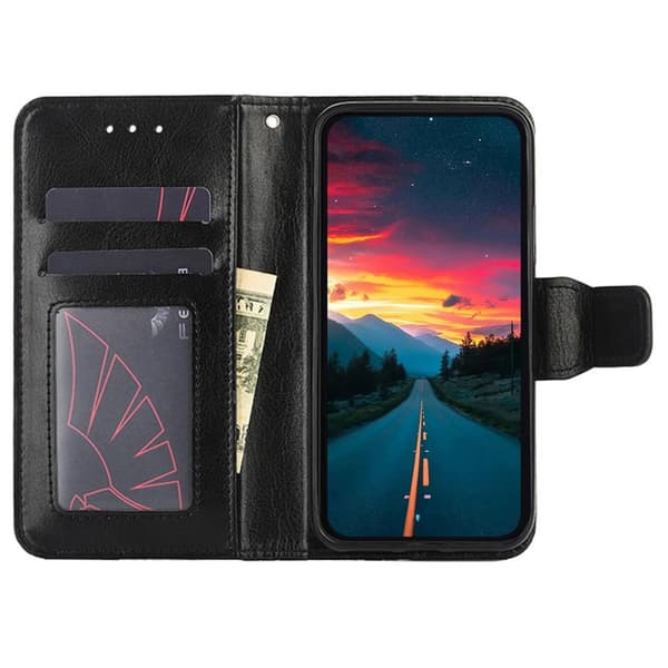 Samsung Galaxy S23 Fodral Läder Svart