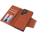 Miniatyrbild 3 av 6: Samsung Galaxy S23 Ultra 2in1 Magnet Fodral Brun