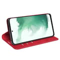 Miniatyrbild 3 av 6: Samsung Galaxy S23 Plus Flip Fodral Skin Touch Röd