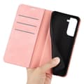 Miniatyrbild 4 av 6: Samsung Galaxy S23 Flip Fodral Skin Touch Roséguld
