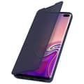 Miniatyrbild 1 av 4: Hus för Samsung Galaxy S10 Plus - AVIZAR - Spegelfodral - Transparent lock - Halvstyv skal - Mörkblå