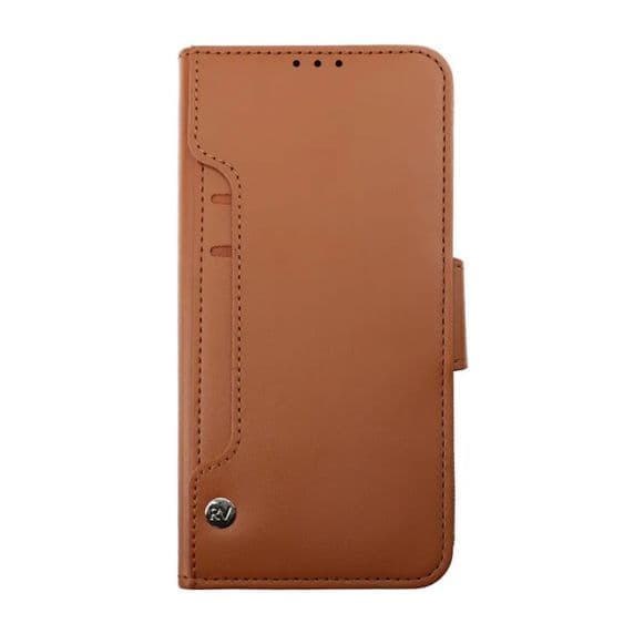 Samsung Galaxy S23 5G Plånboksfodral med Extra Kortfack – Brun