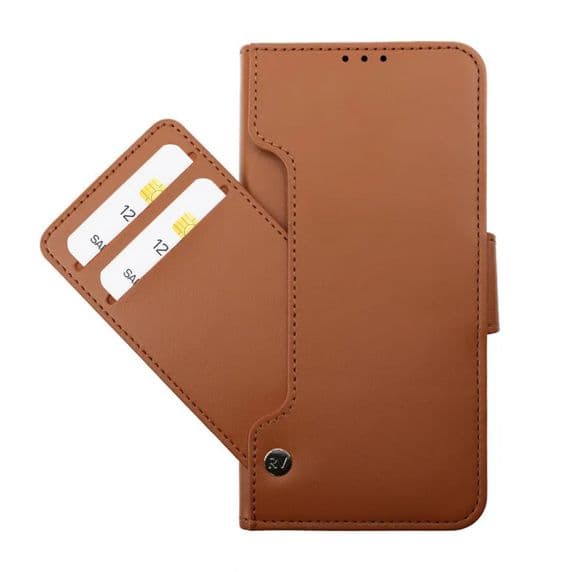 Samsung Galaxy S23 5G Plånboksfodral med Extra Kortfack – Brun