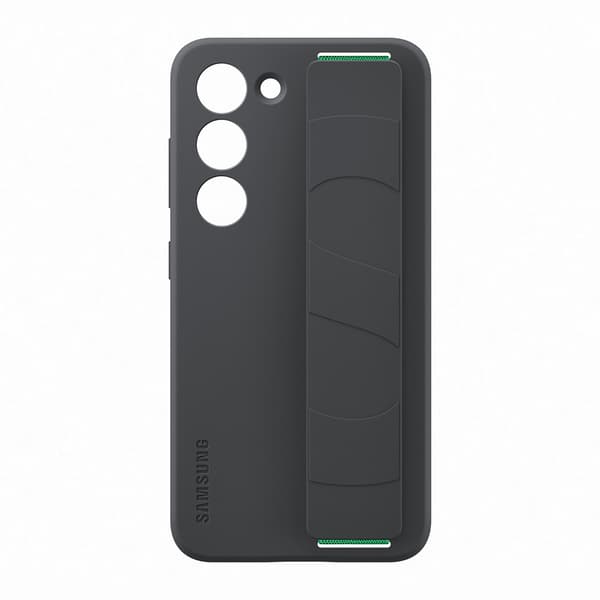 Samsung Original Galaxy S23 Kuori Silicone Grip Case Musta