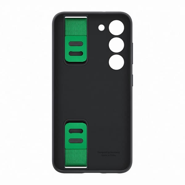 Samsung Original Galaxy S23 Kuori Silicone Grip Case Musta