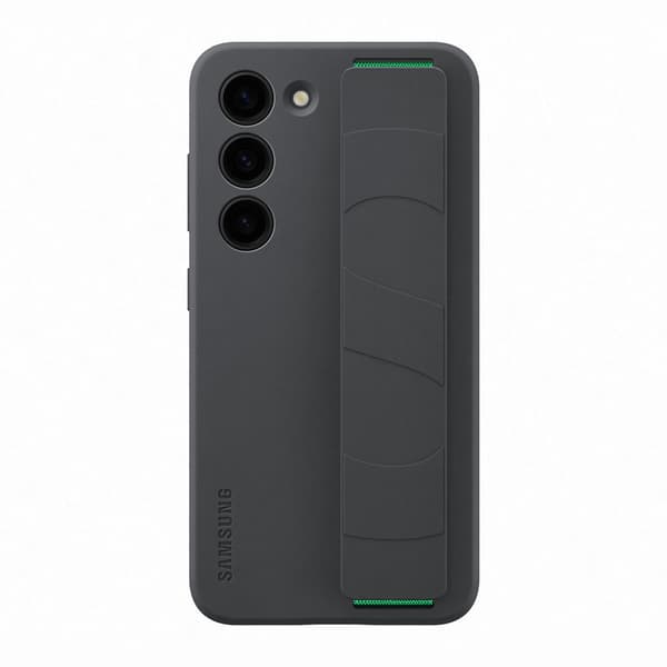 Samsung Original Galaxy S23 Kuori Silicone Grip Case Musta
