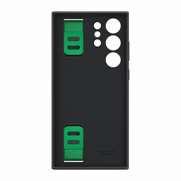 Samsung Original Galaxy S23 Ultra Deksel Silicone Grip Case Svart