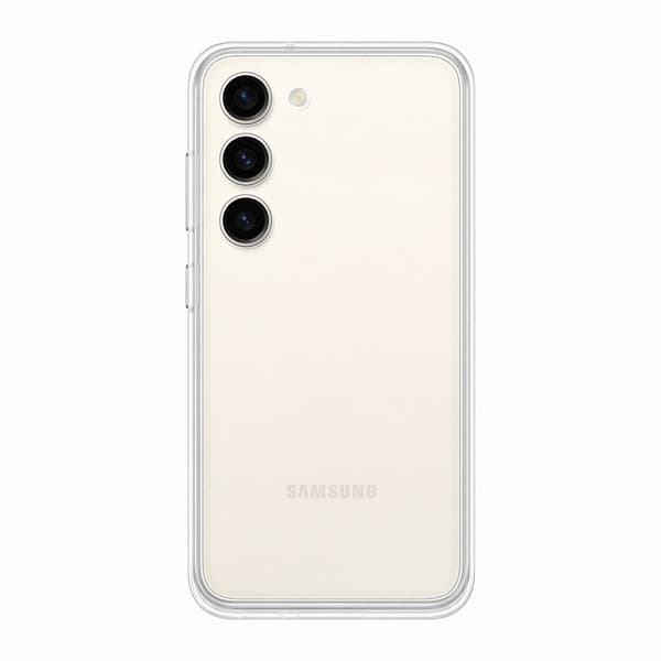 Samsung Original Galaxy S23 Cover Frame Case Hvid