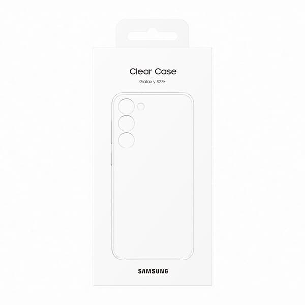 Samsung Original Galaxy S23 Plus Kuori Clear Case Läpinäkyvä Kirkas