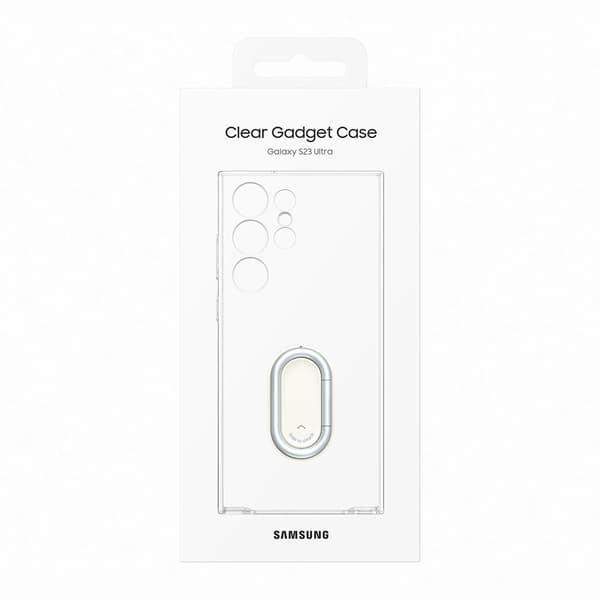 Samsung Original Galaxy S23 Ultra Kuori Clear Gadget Case Läpinäkyvä Kirkas