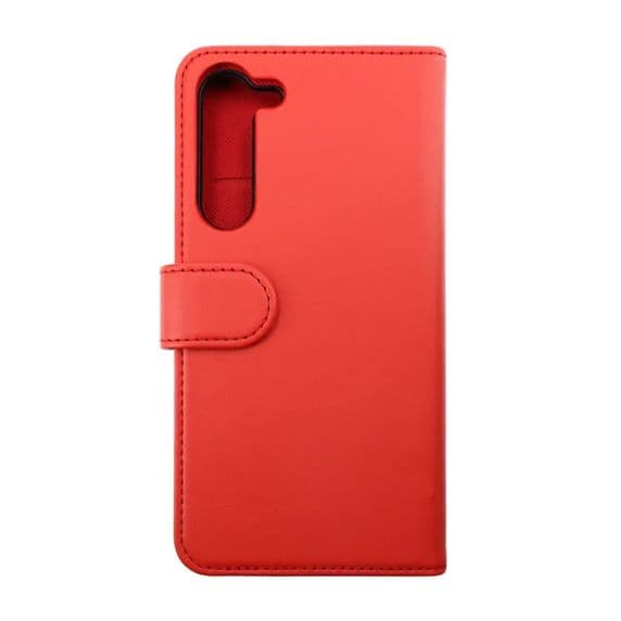 Rvelon Samsung Galaxy S23 Ultra Plånboksfodral Magnet – Röd