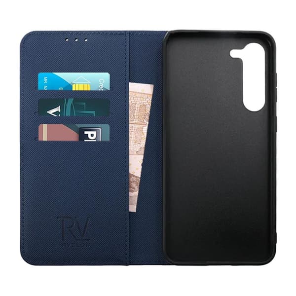Samsung Galaxy S23 Plus Plånboksfodral Magnet Rvelon - Blå
