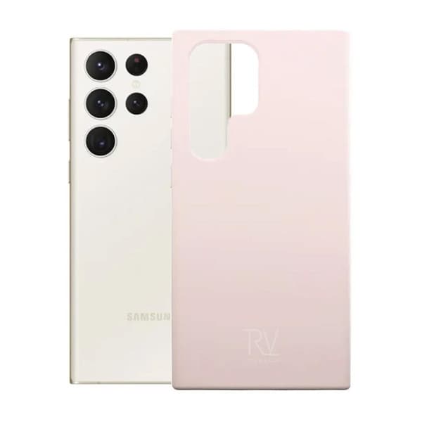 Samsung Galaxy S23 Ultra Silikonskal Rvelon - Sand Rosa