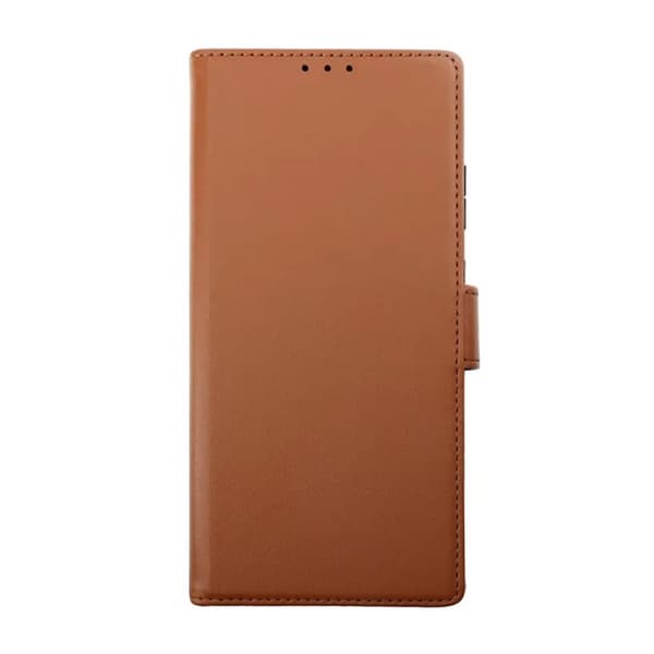 Samsung Galaxy S23 Ultra Plånboksfodral Magnet Rvelon - Brun