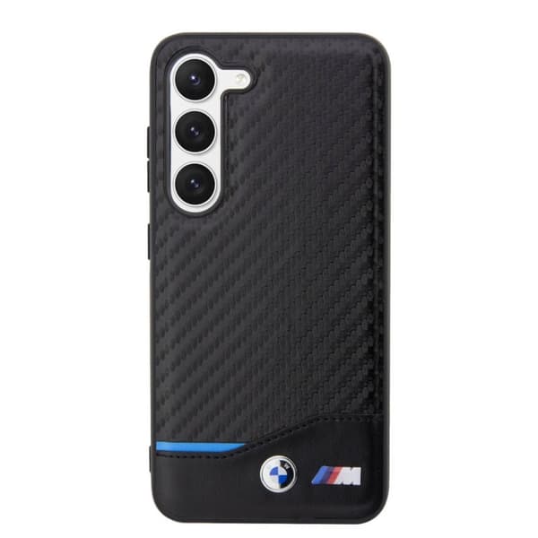 BMW Samsung Galaxy S23 Plus Deksel Carbon & Stripe Svart