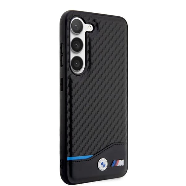 BMW Samsung Galaxy S23 Plus Deksel Carbon & Stripe Svart