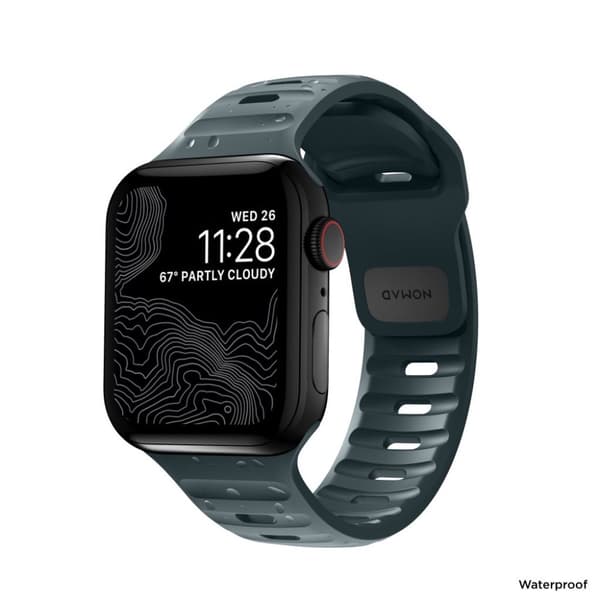 NOMAD Apple Watch 38/40/41/42mm Ranneke Sport Band Marine Blue