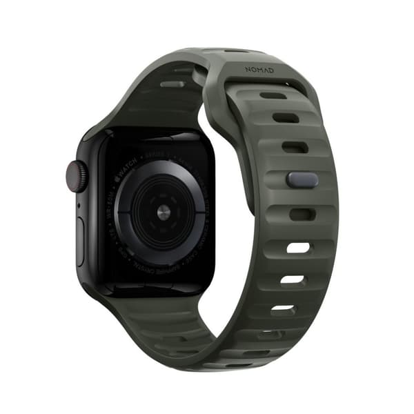 NOMAD Apple Watch 38/40/41/42mm Armband Sport Band Ash Green