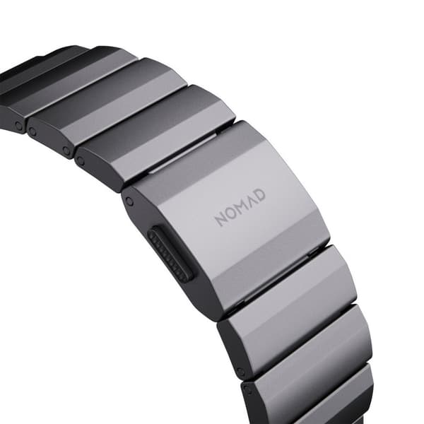 NOMAD Apple Watch 44/45/46mm/Apple Watch Ultra Armbånd Aluminum Band Space Gray