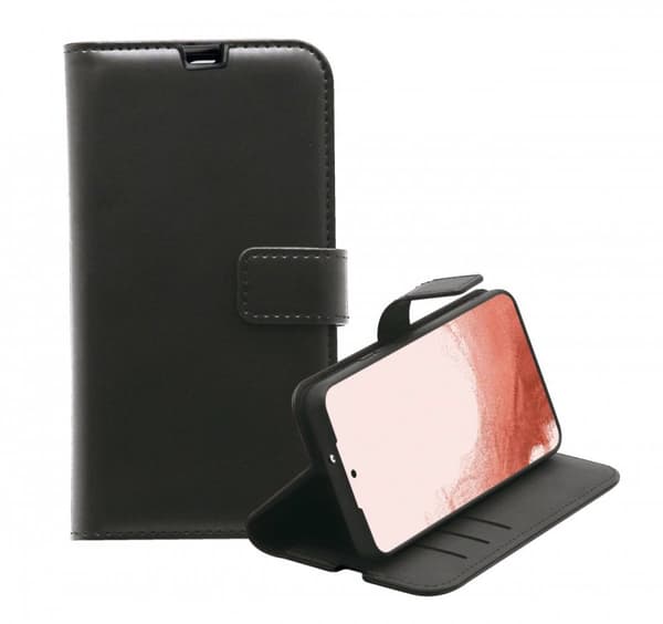 Vivanco Samsung Galaxy S23 Plus Kotelo Classic Wallet Musta