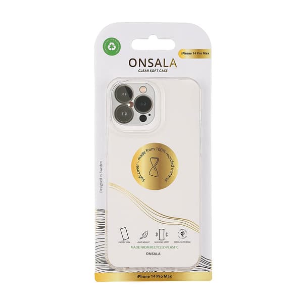 Suojakuori Kierrätetty TPU Läpinäkyvä - iPhone 14 Pro Max