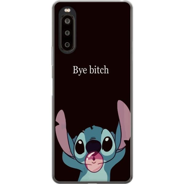 Sony Xperia 10 II Genomskinligt Skal Bye bitch, Stitch