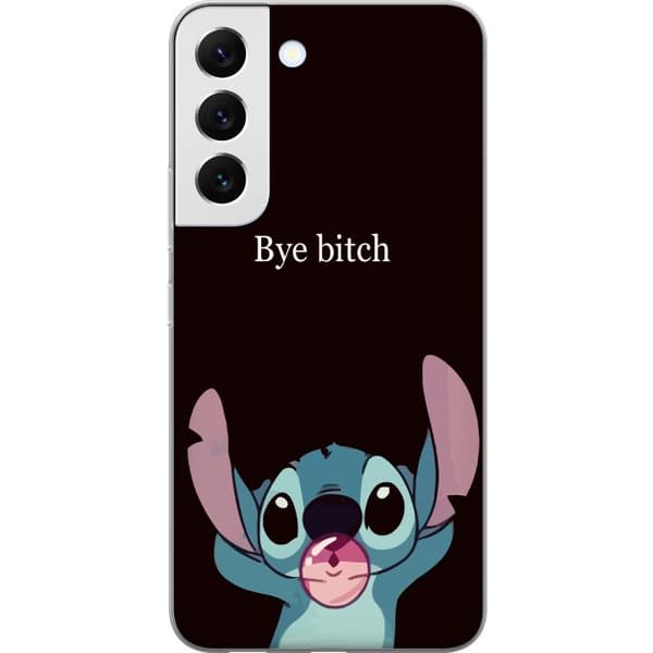 Samsung Galaxy S22 5G Gennemsigtig cover Bye bitch, Stitch