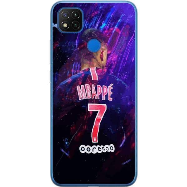 Xiaomi Redmi 9C Gennemsigtig cover Mbappe