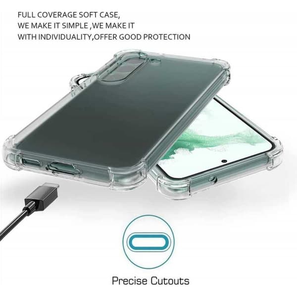 Samsung S23 Plus stødabsorberende silikonetui Shockr